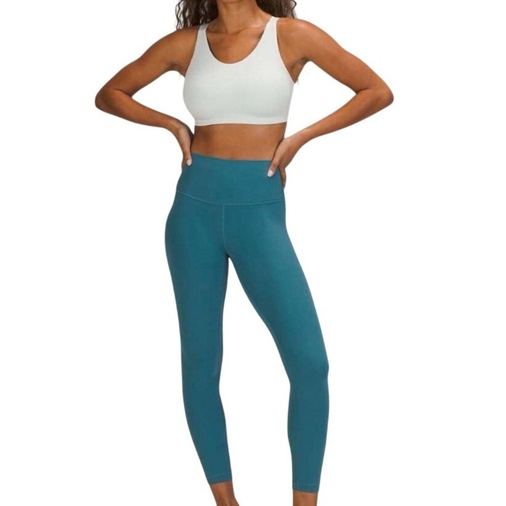 Lululemon Align High-Rise Pant 25 Nulu Teal Blue Yoga Leggings SIZE 4